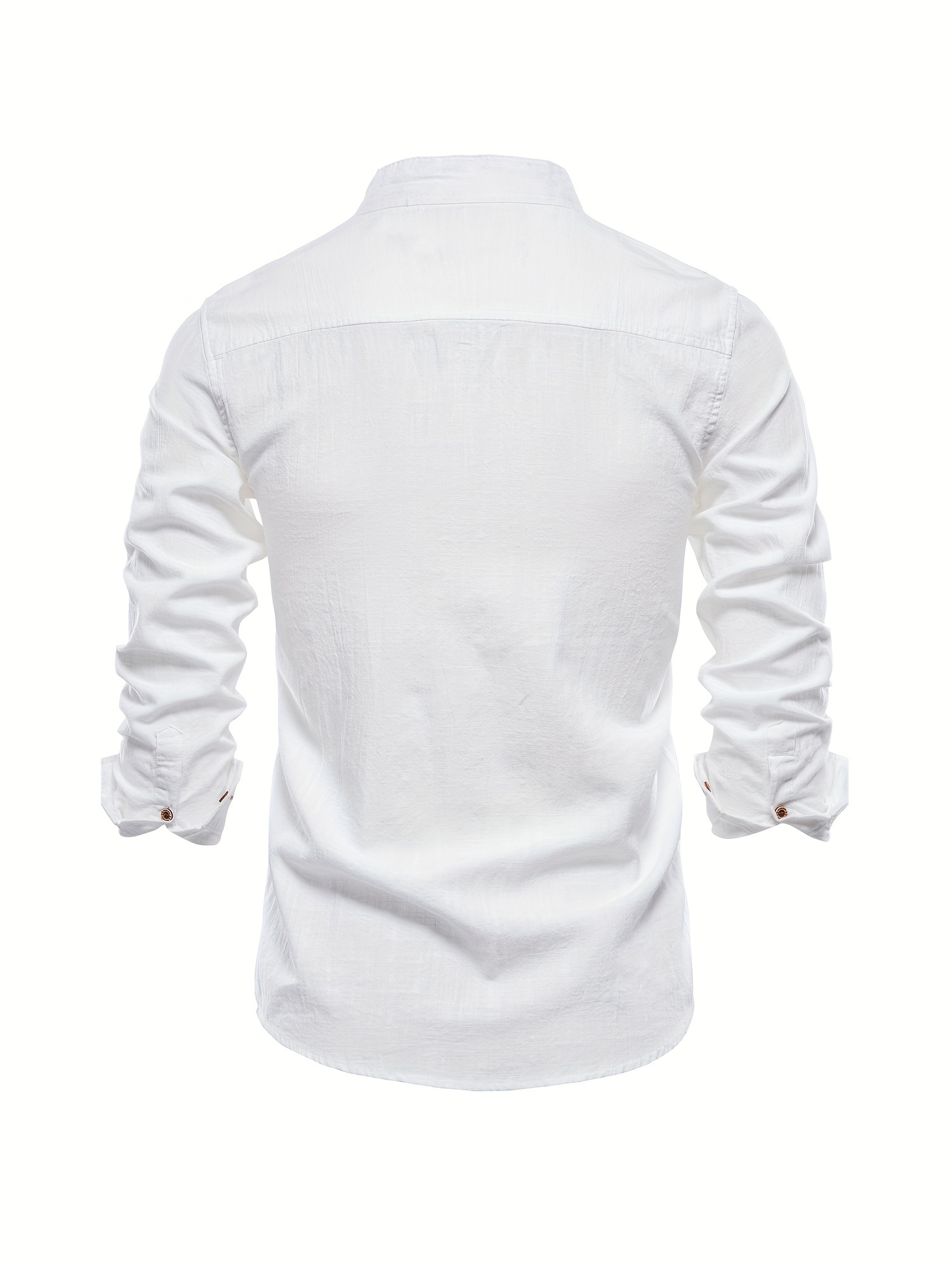 mens cotton long sleeve shirts mens clothes details 23