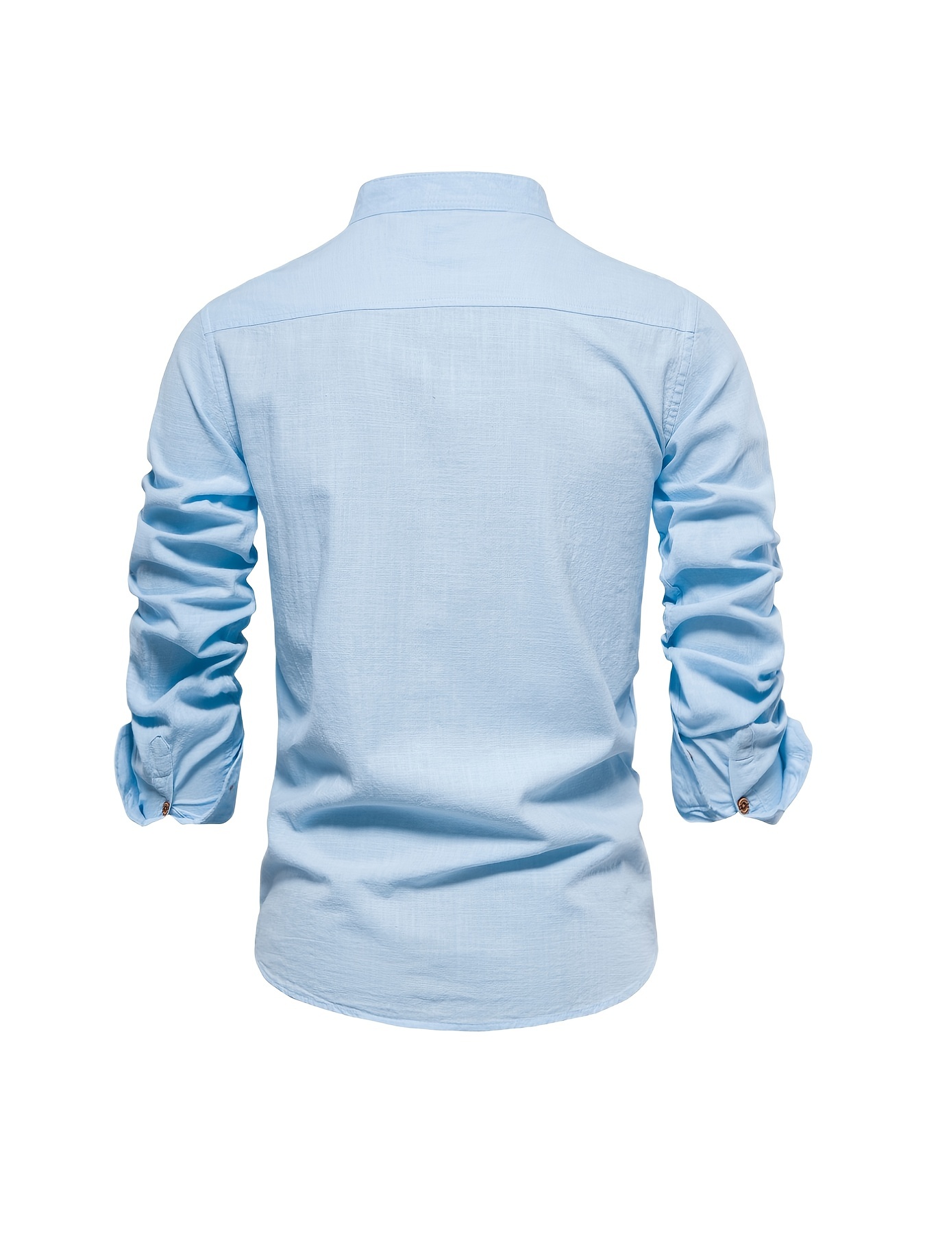 mens cotton long sleeve shirts mens clothes details 32